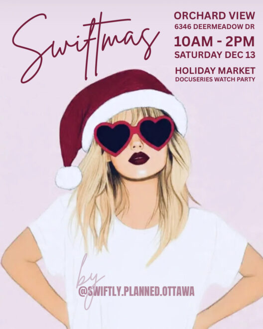 Swiftmas Holiday Market Docuseries Watch Party: Dec 13 10am-2pm at Orchard View 6346 Deermeadow Dr