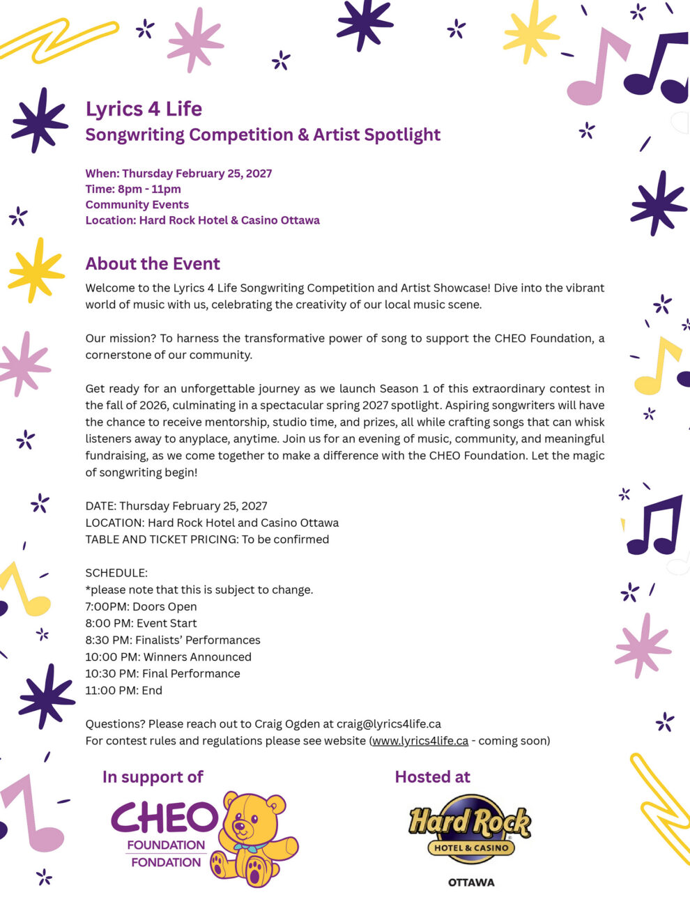 Lyrics 4 Life poster