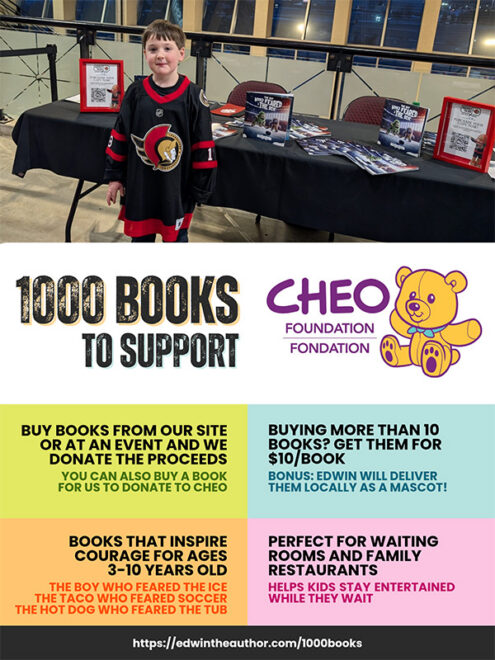 1000 Books to Support CHEO Foundation