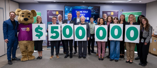 $500,000 Desjardin donation presentation